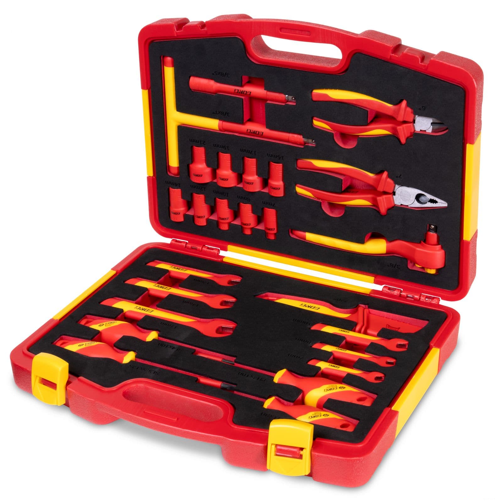 Set of 25 Insulated Tools 1000V